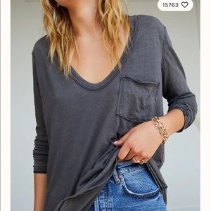 XS Free People We the Free Betty Long Sleeve